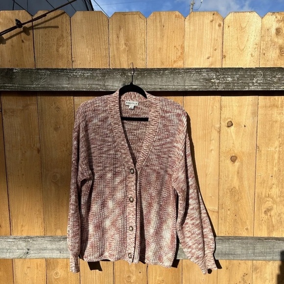 Ava & Viv Women Long Sleeve Button Cardigan sweater  sz XL Fall Winter Cottage - Picture 5 of 8